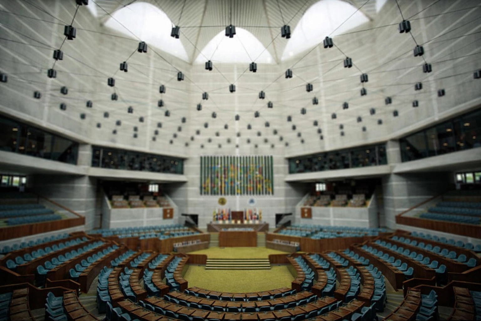 Bangladesh National Parliament chamber